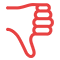 Icon | thumbs-down-bad-red